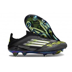 Buty piłkarskie adidas F50+ Elite Sznurowadeł FG Czarny Zawistny Biały