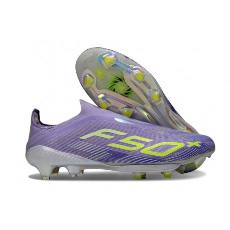 Buty piłkarskie adidas F50+ Elite Sznurowadeł FG Fioletowy Zawistny