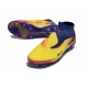 Buty piłkarskie Nike PHANTOM 6 HIGH ELITE FG Zawistny Niebieski Złoty