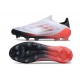 Buty Piłkarskie Adidas F50 Elite LL FG Biały Czarny Czerwony