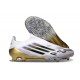 Buty Piłkarskie Adidas F50 Elite LL FG Biały Czarny Złoto