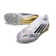 Buty Piłkarskie Adidas F50 Elite LL FG Biały Czarny Złoto