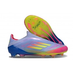 Buty Piłkarskie Adidas F50 Elite LL FG Niebieski Zawistny Różowy