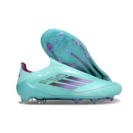 Buty Piłkarskie Adidas F50 Elite LL FG Niebieski Czarny