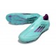 Buty Piłkarskie Adidas F50 Elite LL FG Niebieski Czarny
