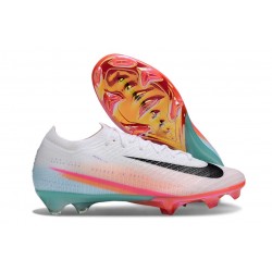 Korki Nike Mercurial Vapor 16 Elite FG Biały Czarny Czerwony Niebieski