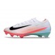 Korki Nike Mercurial Vapor 16 Elite FG Biały Czarny Czerwony Niebieski