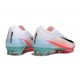 Korki Nike Mercurial Vapor 16 Elite FG Biały Czarny Czerwony Niebieski