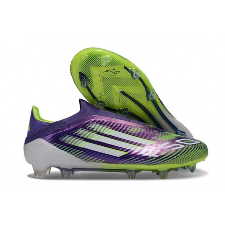 Buty Piłkarskie Adidas F50 Elite LL FG Fioletowy Biały Zawistny 
