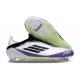 Buty Piłkarskie Adidas F50 Elite LL FG X Messi Biały Czarny Fioletowy