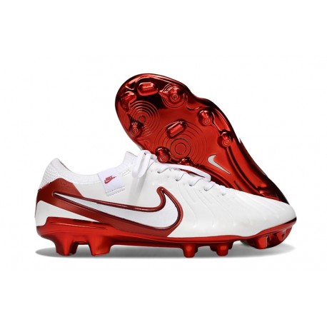 Korki Nike Tiempo Legend X Elite FG Biały Czerwony
