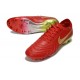 Korki Nike Tiempo Legend X Elite FG Czerwony Złoto