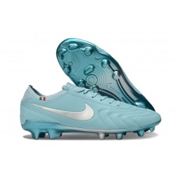 Korki Nike Tiempo Legend X Elite FG Niebieski Srebro