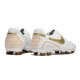 Korki Nike Tiempo Legend X Elite FG R10 Biały Złoty