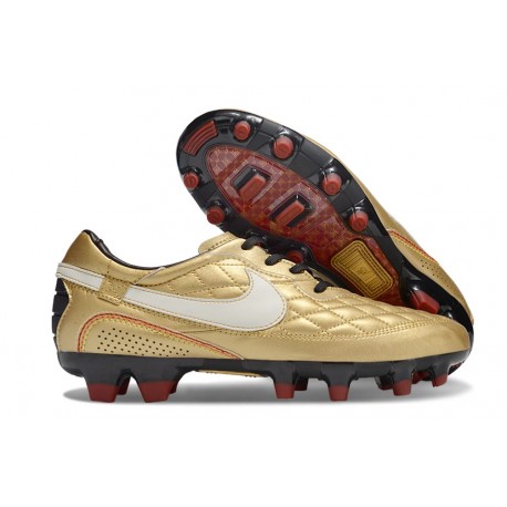 Korki Nike Tiempo Legend X Elite FG R10 Złoto Biały