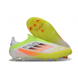 adidas F50 Elite Sznurowadeł FG Zawistny Biały Pomarańczowy
