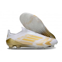 adidas F50 Elite Sznurowadeł FG Biały Złoto
