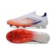 adidas F50 Elite Sznurowadeł FG Biały Czerwony Niebieski