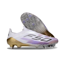 adidas F50 Elite Sznurowadeł FG Biały Fioletowy Czarny