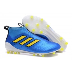 Adidas Buty Piłkarskie ACE 17+ PureControl FG - Niebieski Zawistny