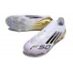adidas F50 Elite Sznurowadeł FG Vit Svart Guld