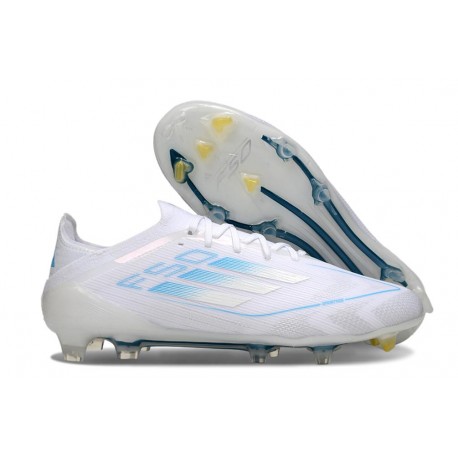 Buty Piłkarskie Adidas F50 Elite FG Biały Niebieski