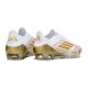 Buty Piłkarskie Adidas F50 Elite FG Biały Złoto