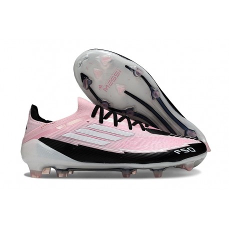 Buty Piłkarskie Adidas F50 Elite FG Różowy Czarny Biały