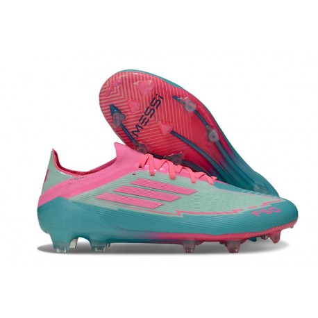 Buty Piłkarskie Adidas F50 Elite FG X Messi Niebieski Różowy
