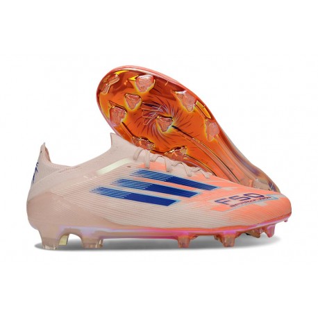 Buty Piłkarskie Adidas F50 Elite FG Pomarańczowy Niebieski