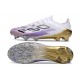 Buty Piłkarskie Adidas F50 Elite FG Biały Fioletowy Czarny