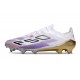 Buty Piłkarskie Adidas F50 Elite FG Biały Fioletowy Czarny