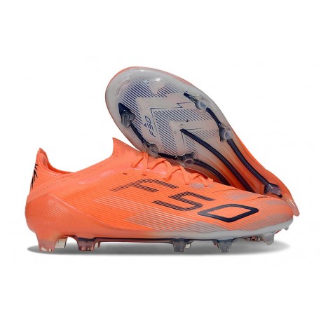 Buty Piłkarskie Adidas F50 Elite FG Pomarańczowy Czarny
