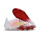 Buty Piłkarskie Adidas F50 Elite FG Biały Czerwony Złoto
