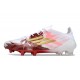 Buty Piłkarskie Adidas F50 Elite FG Biały Czerwony Złoto