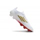 Buty Piłkarskie Adidas F50 Elite FG Biały Czerwony Złoto