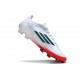 Buty Piłkarskie Adidas F50 Elite FG Biały Czerwony Zielony