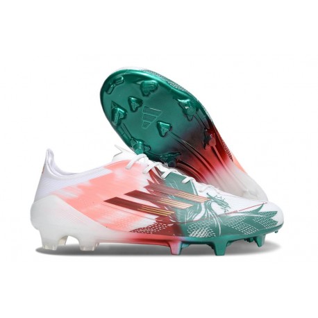Buty Piłkarskie Adidas F50 Elite FG Różowy Czerwony Zielony