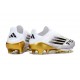 adidas F50+ Elite FG Biały Czarny Złoto