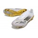 adidas F50+ Elite FG Biały Czarny Złoto