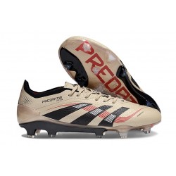 Korki Adidas Predator 2025 Elite FG Biały Czarny Zawistny