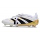 Buty Piłkarskie Adidas Predator Elite FT FG Biały Czarny Złoto