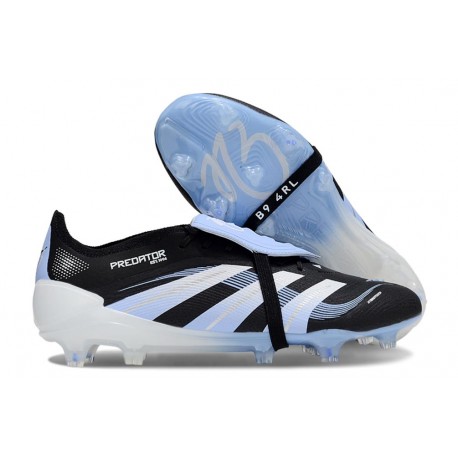 Buty Piłkarskie Adidas Predator Elite FT FG Czarny Biały Niebieski