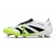 Buty Piłkarskie Adidas Predator Elite FT FG Biały Czarny Zawistny