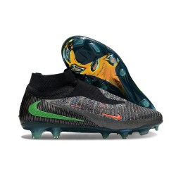 Buty piłkarskie Nike PHANTOM 6 HIGH ELITE FG Czarny Zielony
