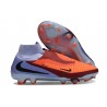 Buty piłkarskie Nike PHANTOM 6 HIGH ELITE FG Niebieski Czerwony Czarny