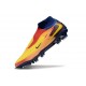 Nike PHANTOM 6 HIGH ELITE FG X Haaland Pomarańczowy Niebieski Czerwony