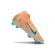 Buty Nike Mercurial Superfly 10 Elite FG KM Pomarańczowy Niebieski