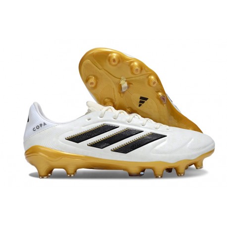 Buty Piłkarskie adidas Copa Pure III Elite FG Biały Czarny Złoto
