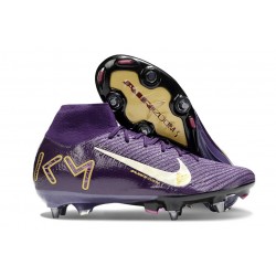 Nike Air Zoom Mercurial Superfly X Elite SG MBAPPE Fioletowy Biały